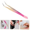 Healeved 2pcs Manicure Tools Tweezers Tool Eyeshadow Travel Tweezers Japanese