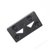 e-power-auto-Trim Front Bumper Tow Hook License Plate Mount Bracket For