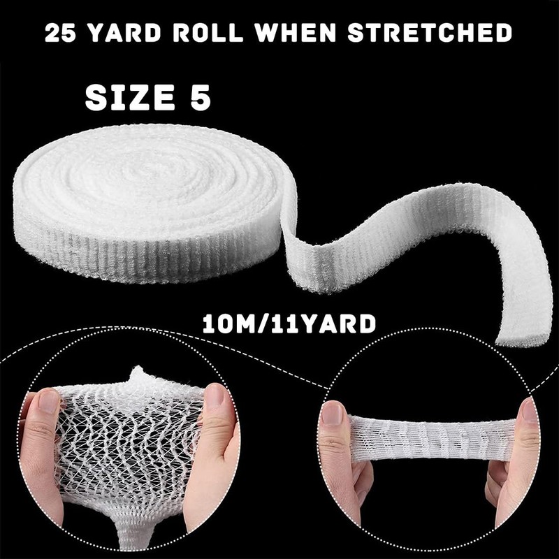 Tubular Bandage Elastic Net Wound Dressing Elastic Dressing Retainer Tubular