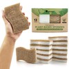 AIRNEX Biodegradable Natural Kitchen Sponge - Compostable Cellulose and Coconut