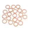 sourcing map 12 mm Inner Diameter Copper Washers Car Seals
