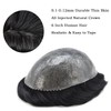 Healthlif Toupee For Men Hair Pieces Real Human Hair Replacement