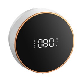 Comphic Touchless Automatic Sensor Soap Dispenser Foam Type-C Charging Smart Induction Hand Washer With Temperature Easy To Use White