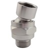 TIEXYE Swivel Shower Head Adapter, 360° Ball Joint Shower Adapter,