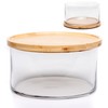 25DOL XXL 125 Ounces Clear Glass Salad Bowl Dish with