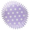 Holly Cupcakes 180 Excellent Quality Purple Polka Dot Muffin Cases