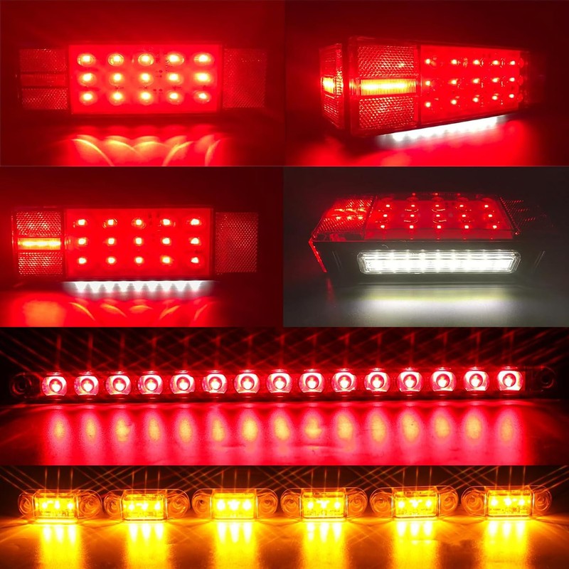 LIMICAR Boat Trailer Lights Kit, Boat Trailer Lights LED Submersible