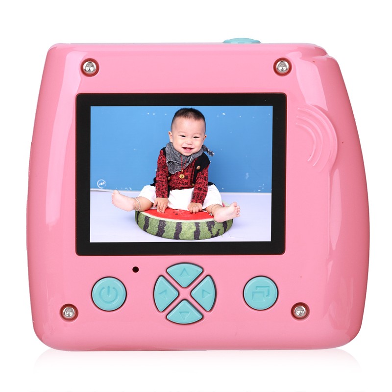 V5 2in Screen 1.3MP Mini Children Kid Camera Pink with