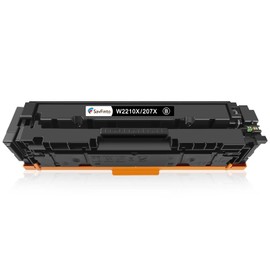 SavFinto 207X W2210X (WITH CHIP) Toner Replacement for HP 207A 207X Black Cartridge Compatible for HP Color Laserjet Pro MFP M283fdw M255dw M282nw M283fdn M255nw (1 Black)