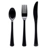 Party Essentials Extra Heavy Duty Hard Plastic Cutlery Combo Pack,