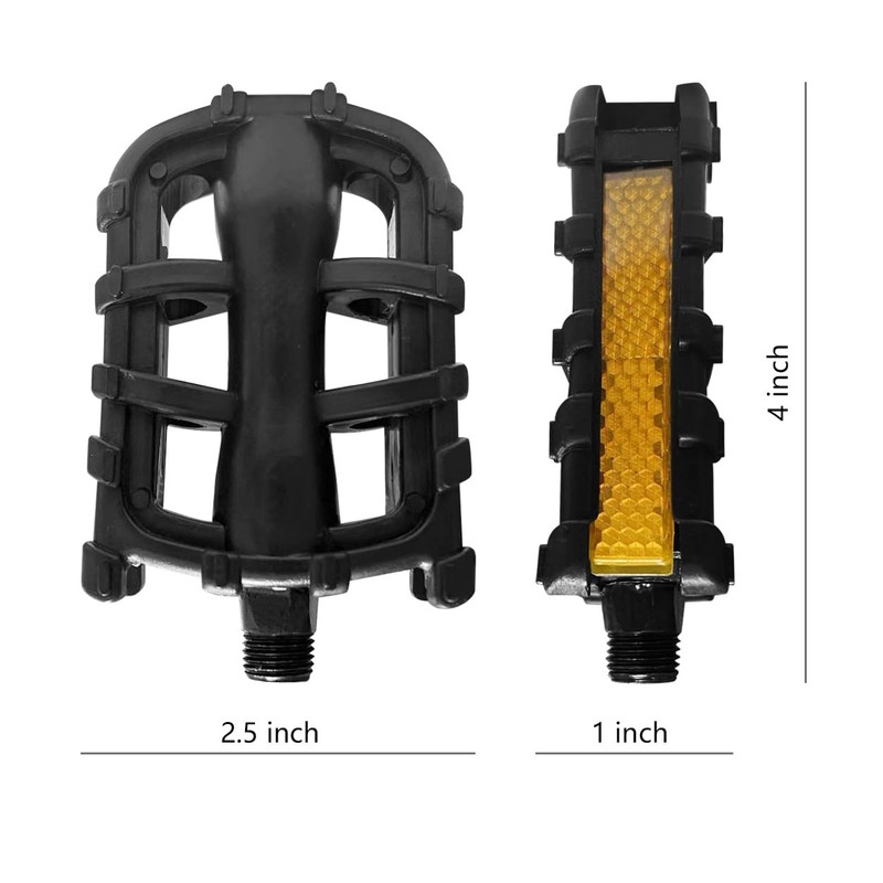 Bzumoot Upgraded Kids Bike Pedals 1 Pair 12‘’ 14‘’ 16‘’
