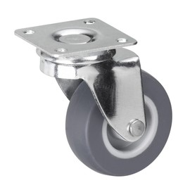 Meister Swivel Castor ✓ ✓ Rubber Wheels ✓ Soft Tread Plate ✓ |/Transport Roller Bearing Castor Heavy Duty Roll, 800650