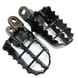 HONGK GRAY Motocross MX Foot Pegs For 1997-2007 Kawasaki KLX300R 1993-1995 KLX650