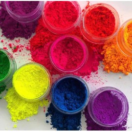 Xiaoya Sombras Para Ojos Maquillaje Pigmentos Uñas Neon 6 Colores