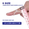 Soft Home 6 Pack Oval Finger Splints Waterproof Finger Splint