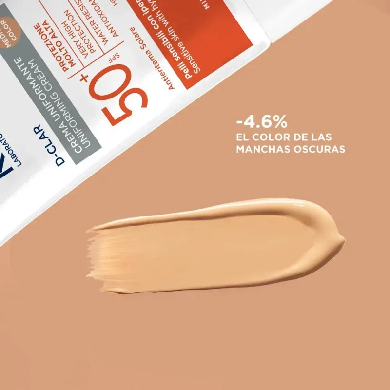 Rilastil D-clar Spf50+ Crema Medium 40ml Protección Muy Alta