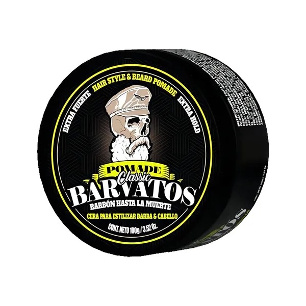 Barvatos Pomada Barba Y Bigote Fijacion Fuerte 100gr