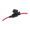 Narva in-Line Mini Blade Fuse Holder, Black/Red