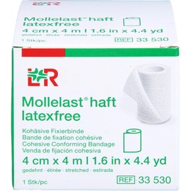 Mollelast haft latexfrei 4cm 4 Meter