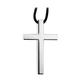 Cross Hanging Ornaments for Car Rear View Mirror, Cross Metal Car Charm, Pendant Decoration for Car, Truck, Home Decor (Sliver)