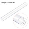 sourcing map Polycarbonate clear hose 30 mm (1.18 inches) i.D.