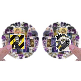 CAREOR 110Pcs Murder Drones Stickers, Vinyl Waterproof Anime Murder Drones Stickers for Kids Teen Crafts Laptop Bottles Envelopes Gifts Tags Snowboard