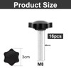 TOKSEO Pack of 16 Star Grip Screws M8, Screws with