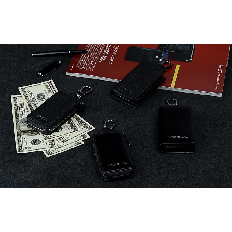 VISOUL Smart Key Case, Genuine Leather, Italian Leather, Cover Type,