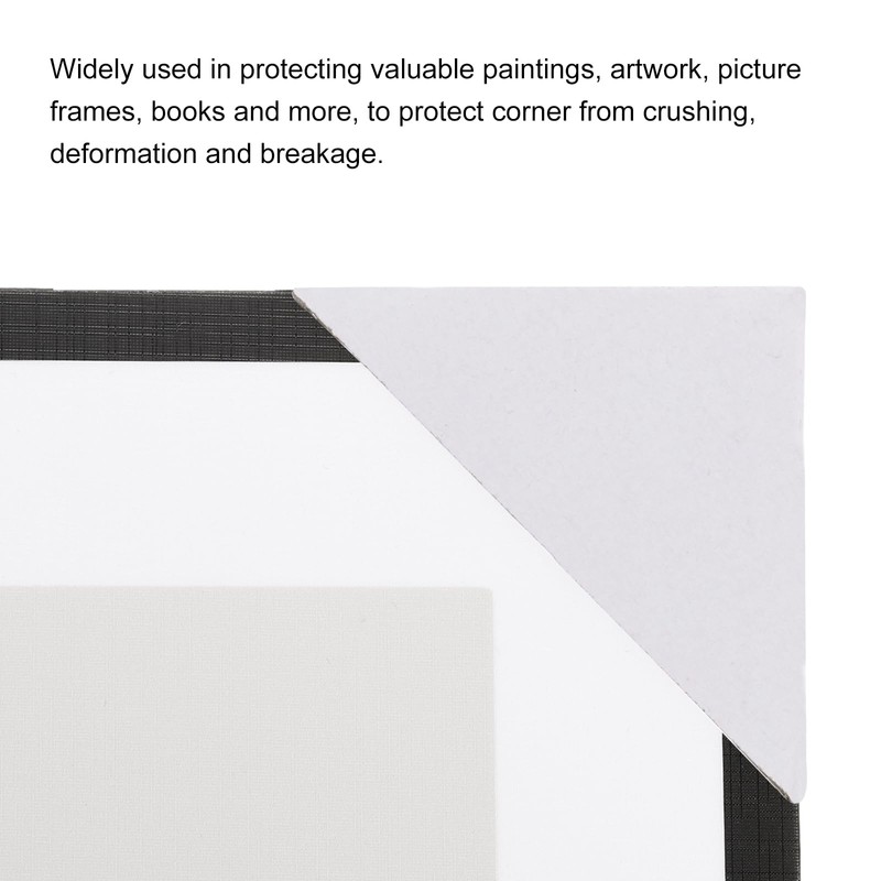 sourcing map Adjustable Cardboard Corner Protector, Cardboard Edges Protector 6x6x2.2cm