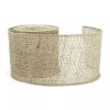 4" Natural Wired Burlap Ribbon 10 Yard Roll