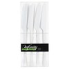 EcoQuality White Disposable Plastic Knives - Heavy Weight Plastic White