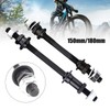 Bike Wheel Hub Axle Solid Spindle Shaft Lever Front Rear