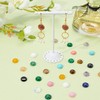 SUPERFINDINGS 40 Pieces 10 mm Multi Colour Natural Cabochon Gemstone