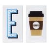 Relaxdays Lightbox Supplement Set 240 Crazy Characters with Letter and