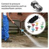 DZQPPC Garden Hose to Pressure Washer Nozzles Adapter, 3/4” GHT
