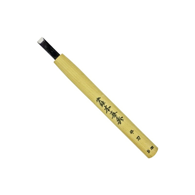 Motokihide Flat Blade with Steel 0.3 inch (9 mm)