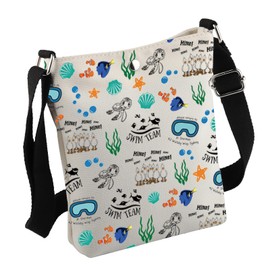 MNIGIU Funny Fish Dory Gift Fish Dory Crossbody Bag Fish Dory Lover Gift Fish Dory Merchandise (SwimteamBag)