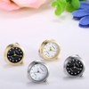 JewelryWe Novelty Finger Watch Silver Gold Plated Adjustable Ring Watch