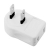 Cablecc NEMA 1-15P USA Outlet Saver Power Extension Adapter 2-Prong