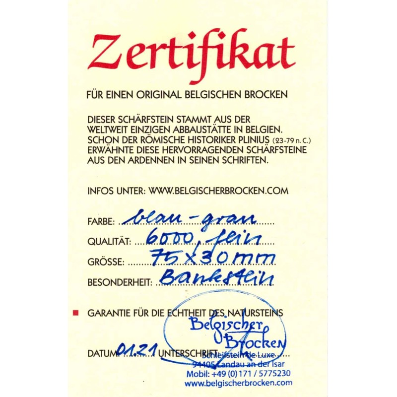 Stone Blue Belgian stone (dimensions: 75 x 30 x 18