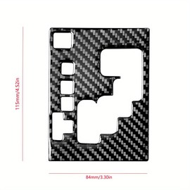 Neatblisser Carbon Fiber Center Control Gear Shift Panel Trim Cover for Toyota 4Runner SUV 2010-2024 (Black)