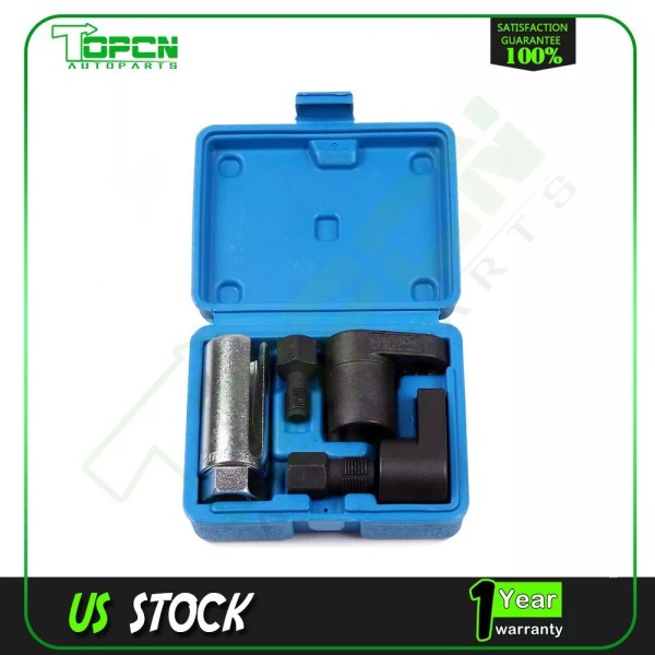 topcn-autoparts 5pc 1/2" 22mm Oxygen Sensor Remove Socket Set Kit