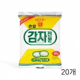 Woori Seungjin Food Millstone Brand Mixed Potato Starch Powder 500g x 20 for Frying & Commercial Use For Frying 2ea