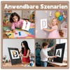 Diffaxy Letter and Number Stencils, Pack of 42 Reusable Stencils