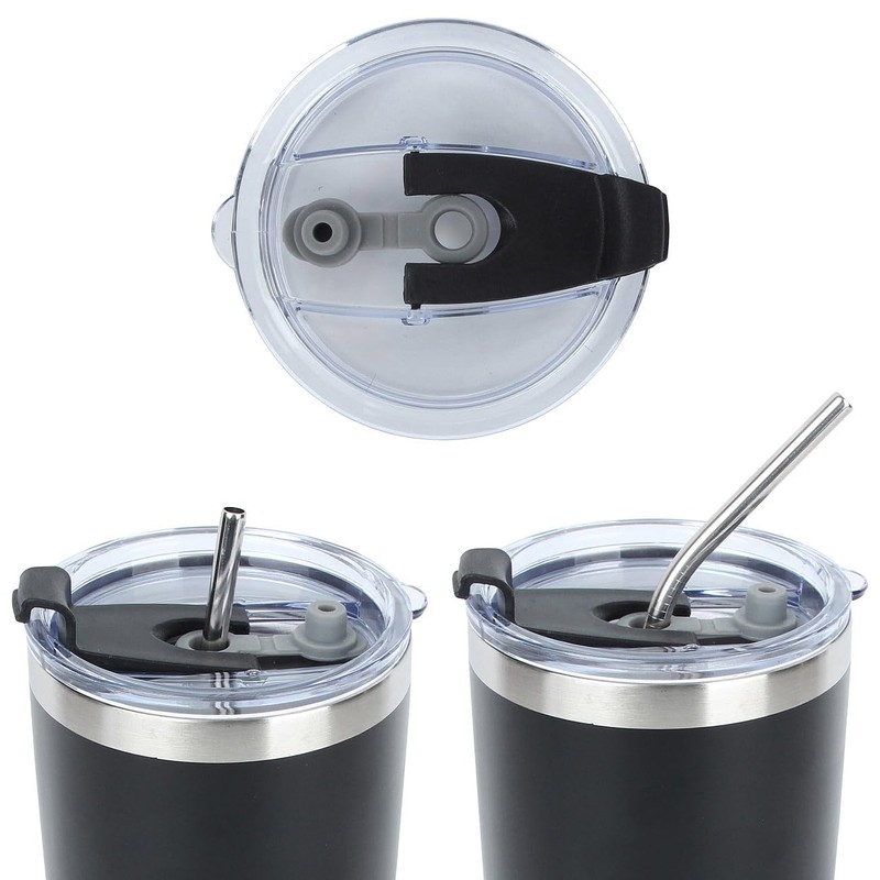 Rosenstein & Söhne Set of 4 Double Walled Insulated Mugs,