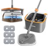Mop and Bucket Set – Easy-to-use Spin Mop with Separate