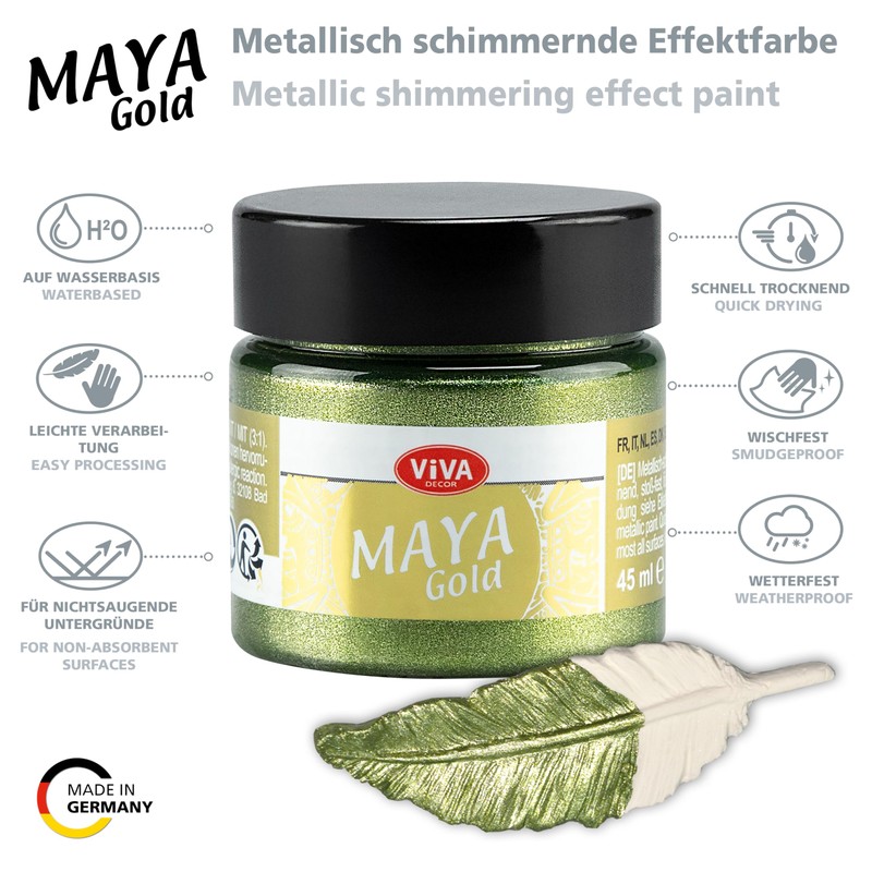 Viva Decor® ️ Maya Gold, 45 ml, Avocado