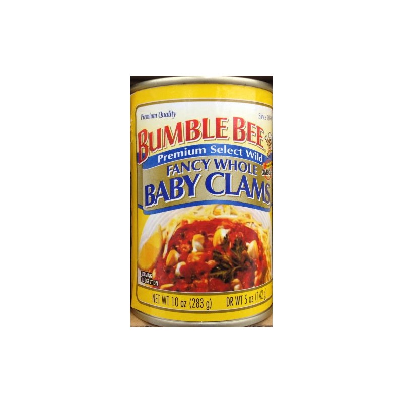 Bumble Bee Fancy Whole Baby Clams, 10 Ounce