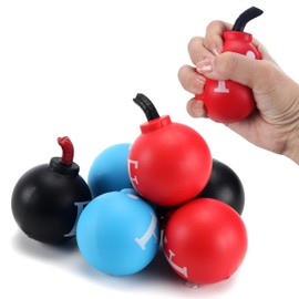 Gemscream 12 Pcs Funny Bomb Stress Ball 2.5" Novelty Stress Balls for Adults Funny Gag Gift Bulk for Friends Coworkers Party Favors