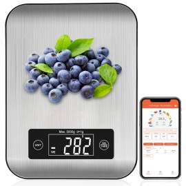 Cotsoco Food Scale with Nutritional Calculator, Digital Kitchen Scale for with App